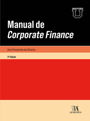 cover image of Manual de Corporate Finance--3ª Edição
